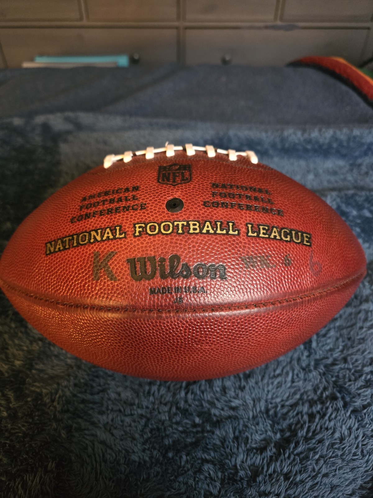 Wilson Breast Cancer Awareness Game Used K Football