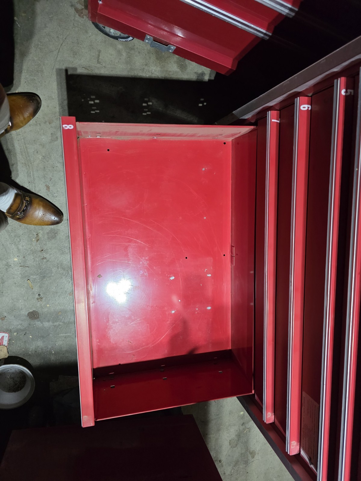 Snap-on Kr657 Tool Chest, Red With Original Lock & Key Good Shape