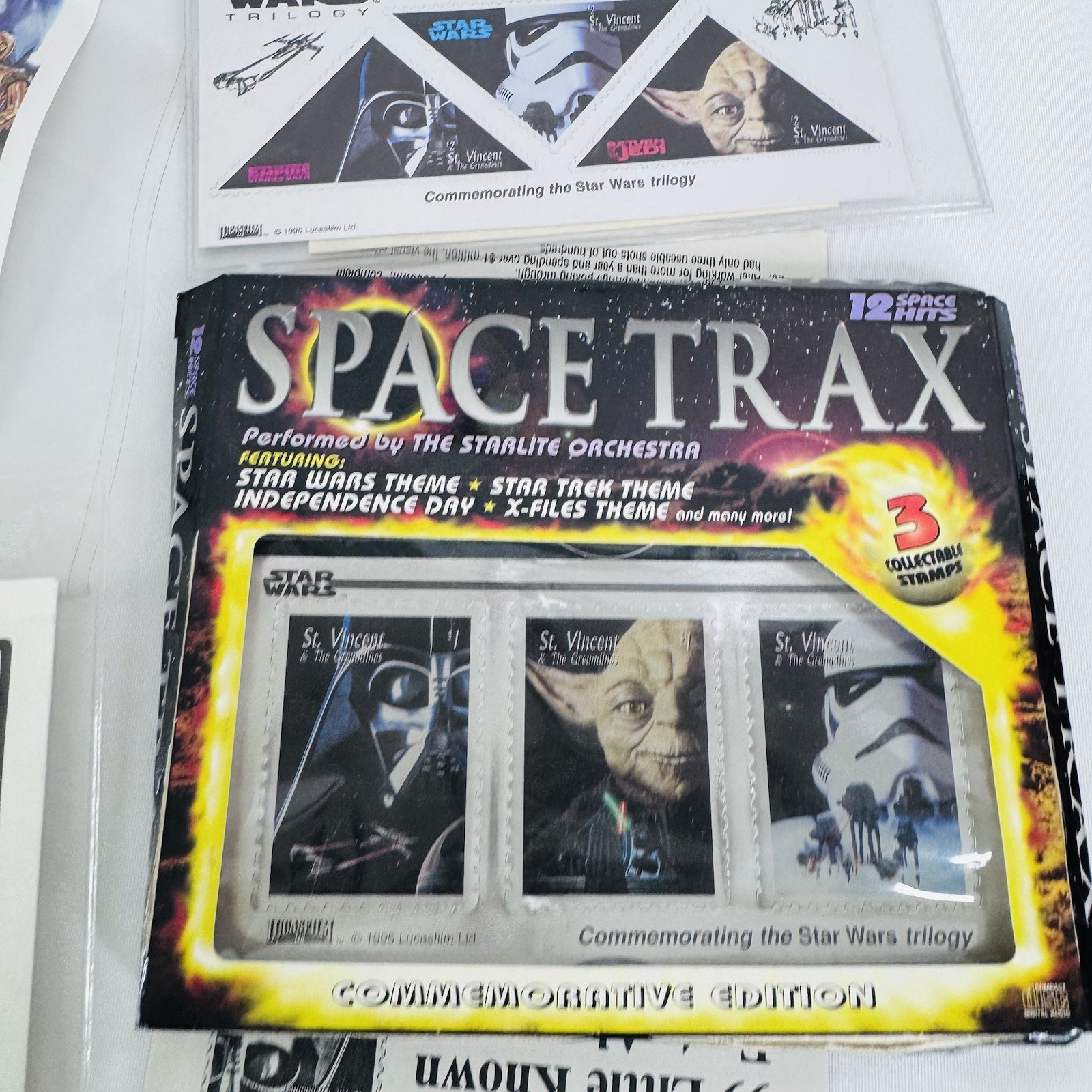 St. Vincent Togo Star Wars Stamps 1st Day Issues Lot Commemorating the Trilogy