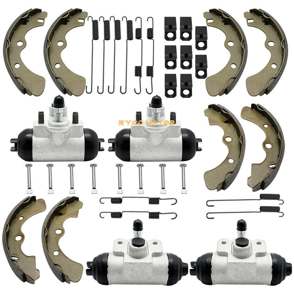 Wheel Cylinder Brake Shoes Front Rear All for Kawasaki Mule 1000 KAF450 1988