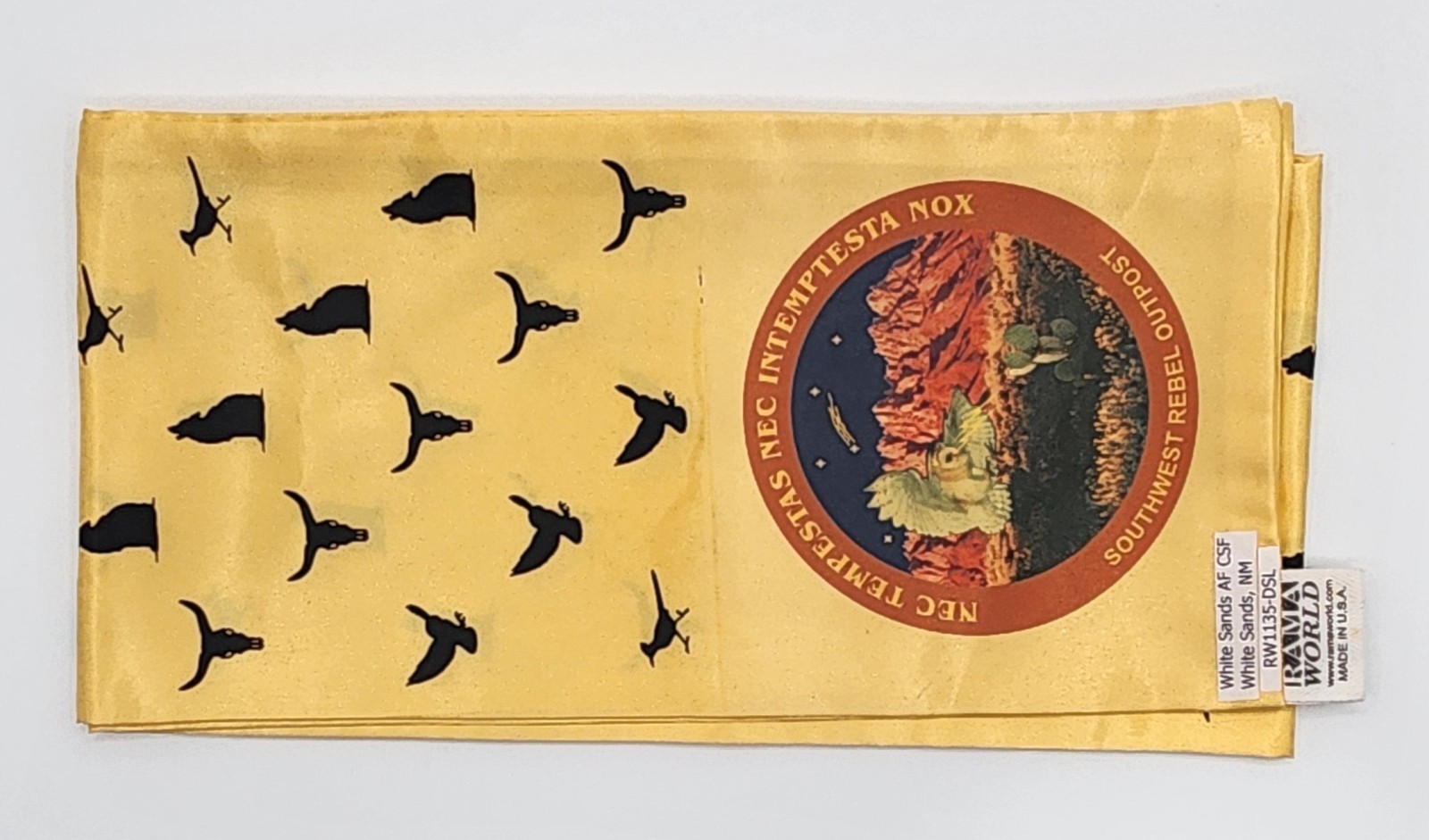 Vintage Military Aviation USAF Rakkel Rama World Flight Scarves Air Force Scarf