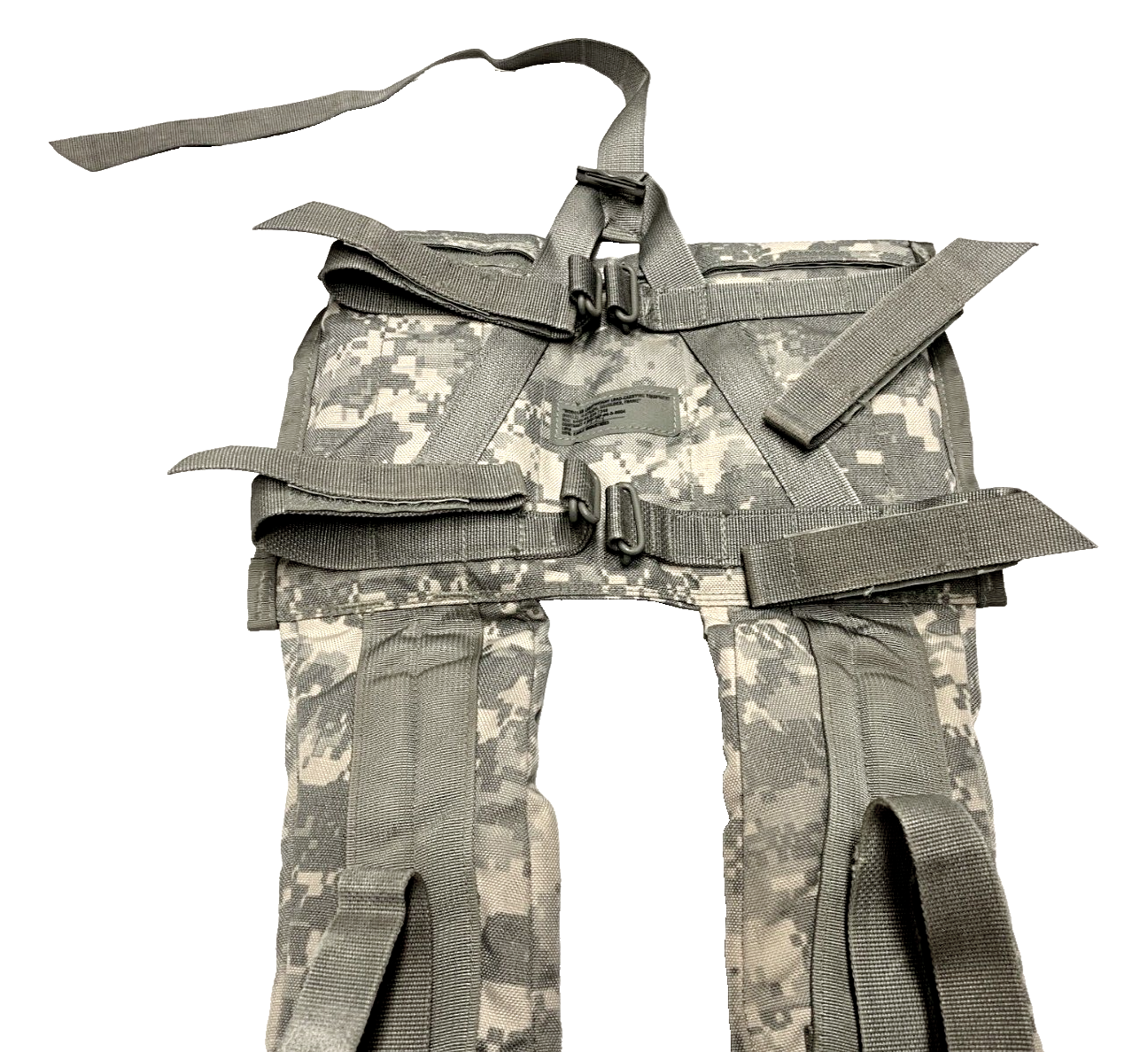 US MILITARY MOLLE ENHANCED SHOULDER STRAPS with QR STRAPS ACU For LARGE RUCKSACK