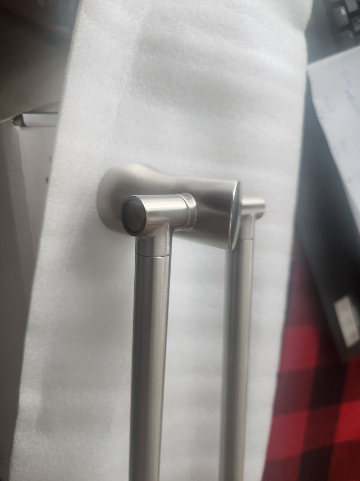 Kohler 5669-BN 19 3/8 inch Toobi Pivoting Towel Bar Vibrant Brushed Nickel