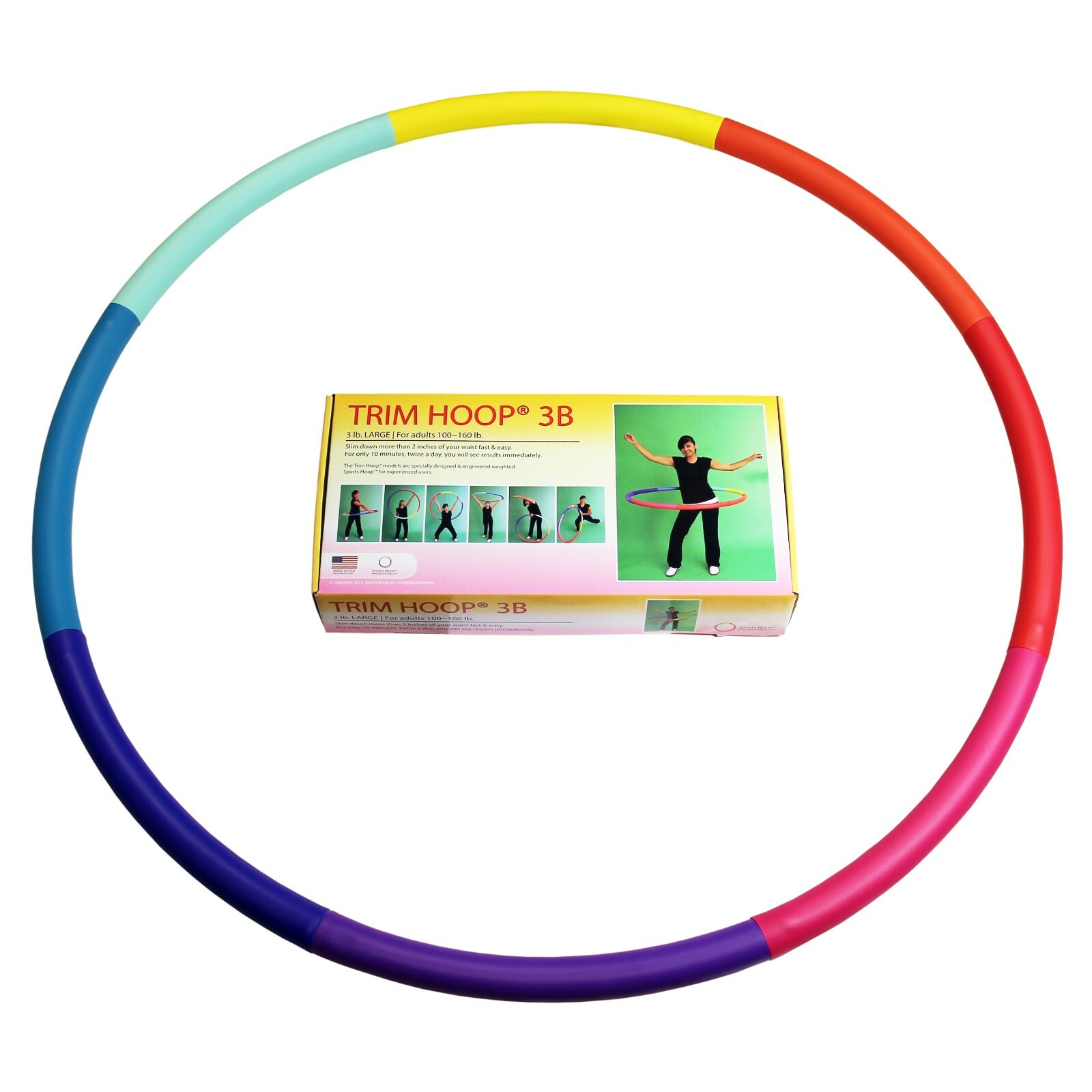 Weight Loss Sports Hoop® Series: Trim Hoop® (2lb, 3lb, 4lb) Hula Hoop