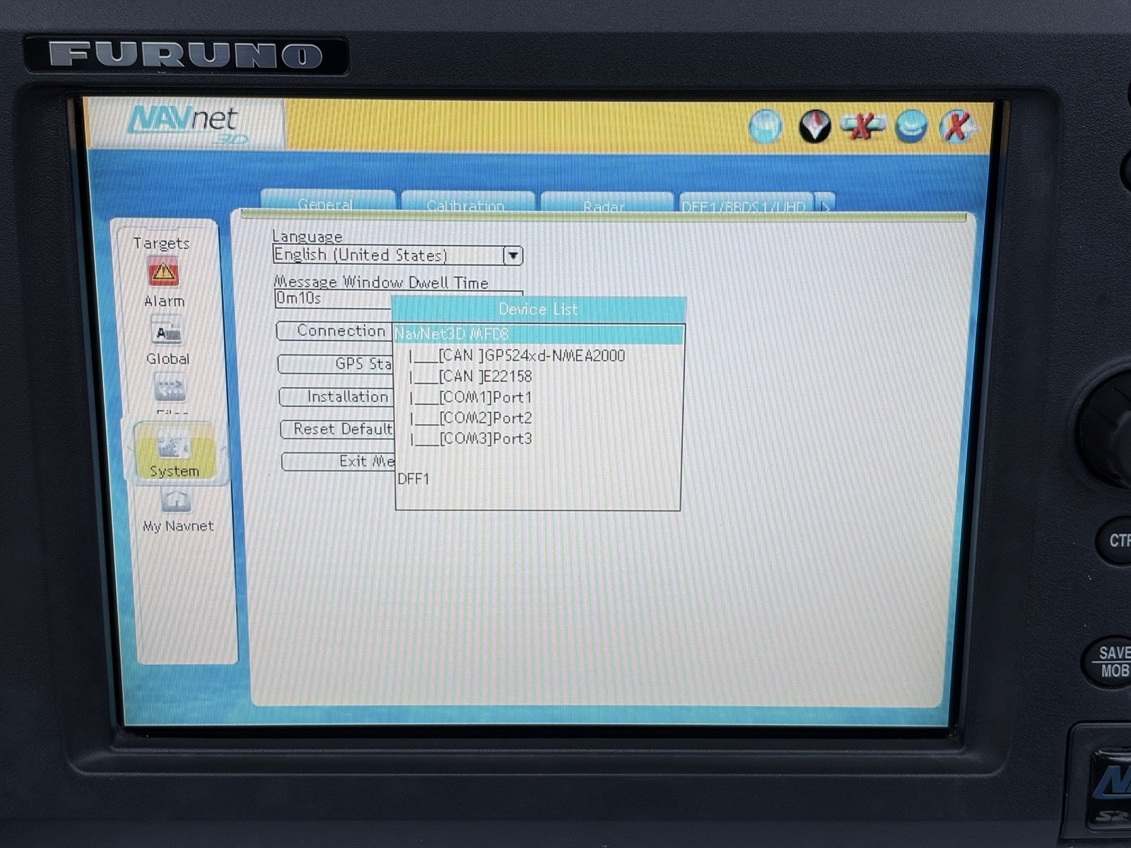 Furuno MFD8 NavNet 3D Chartplotter Multifunction Display - Tested & SW Updated!