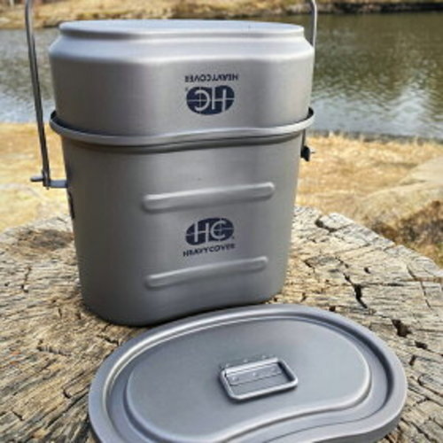 HEAVY COVER / Heavy Cover Military Style Titanium Mess Kit [Japanese Product]