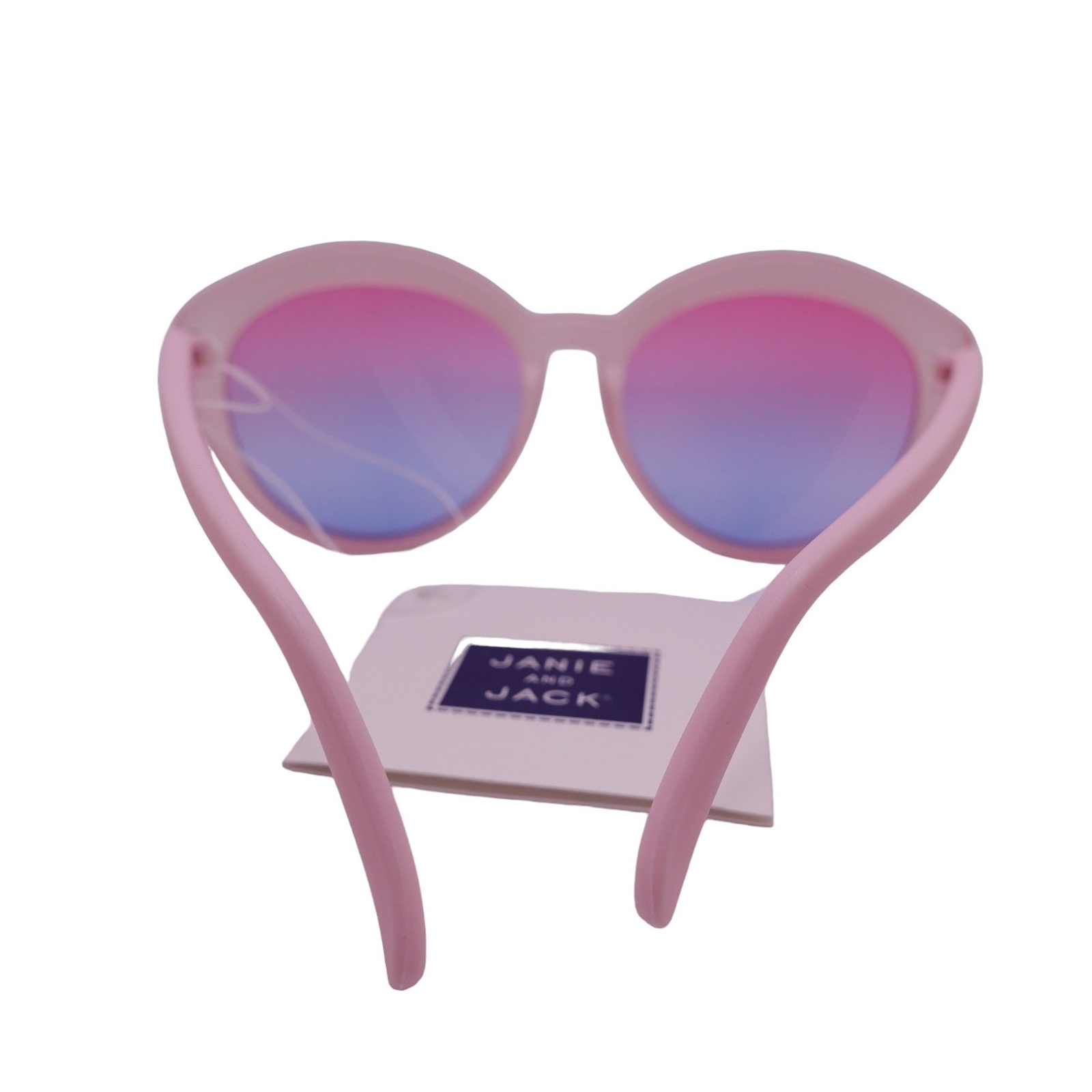 NWT Janie And Jack Ombre Cat-Eye Sunglasses Girls Petal Pink 0-2 Years Tinted