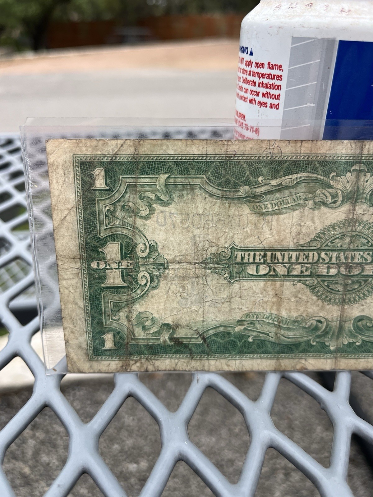 1923 $1 ONE DOLLAR “HORSE BLANKET” SILVER CERTIFICATE LARGE SIZE NOTE Blue Seal