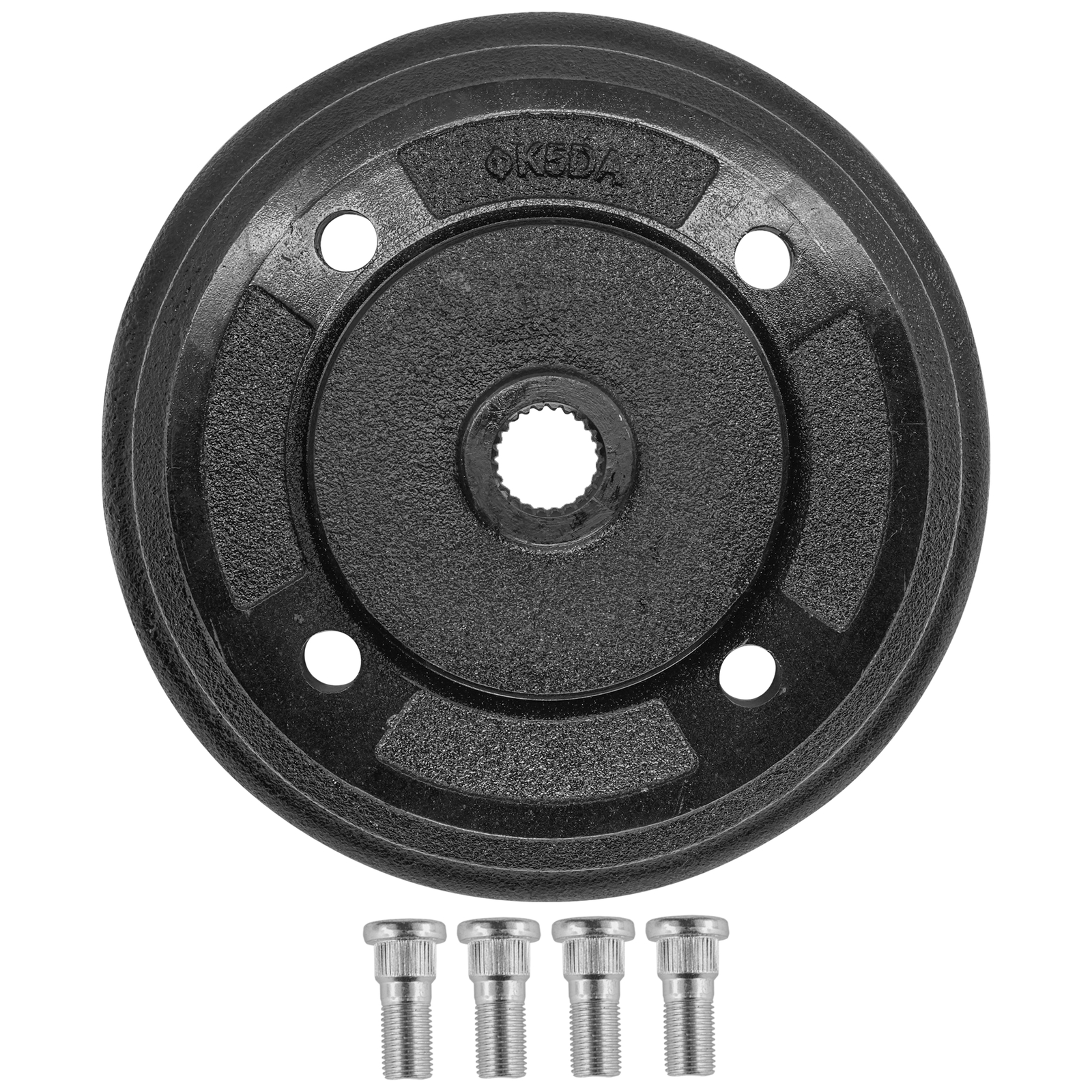 Front Brake Drum Wheel Hub W/ Bolts for Kawasaki Mule 3010 KAF620 KAF950 2001-08