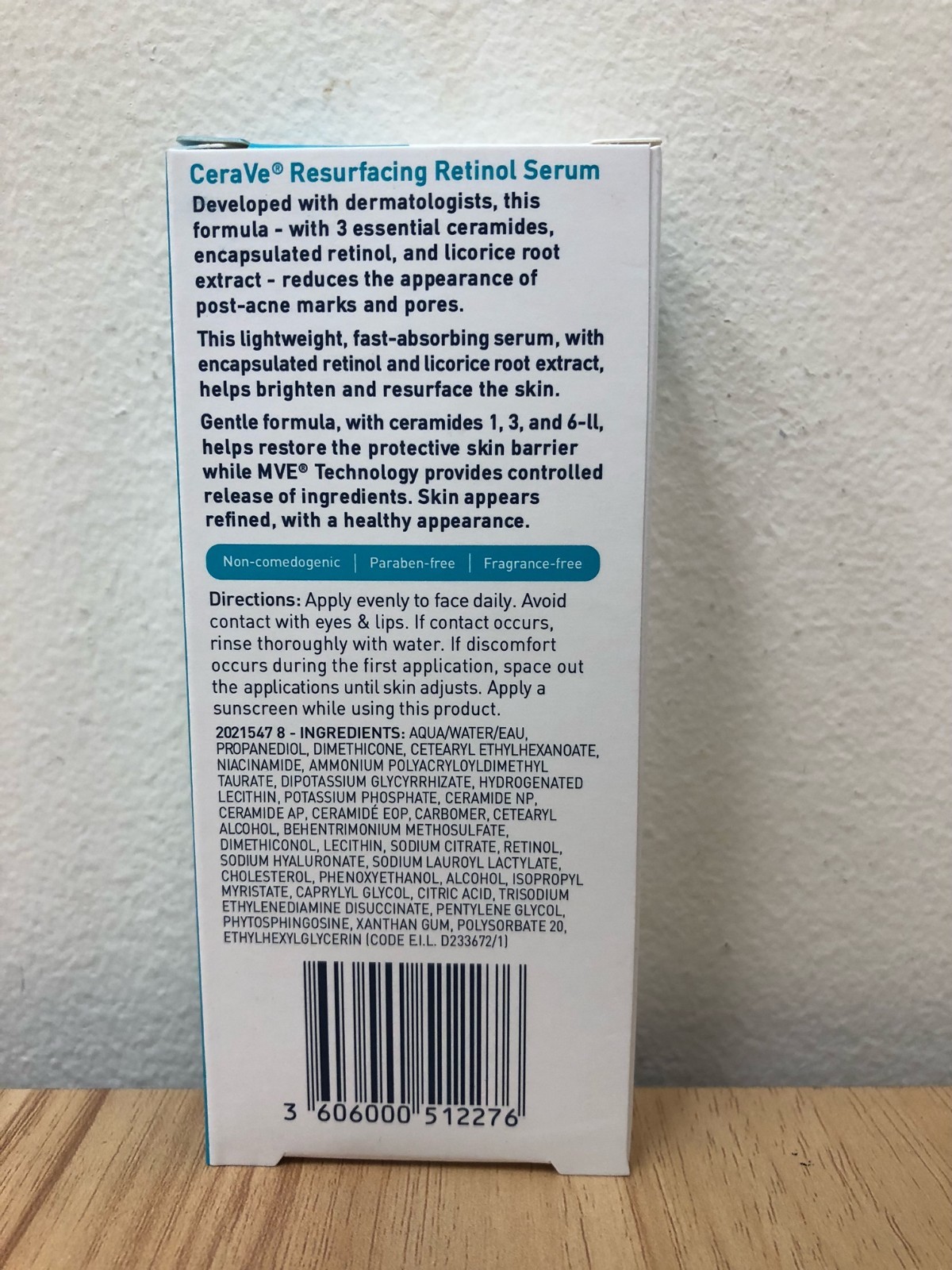 2x CeraVe Retinol Serum for Post-Acne Marks and Skin Texture 1oz (30ml)