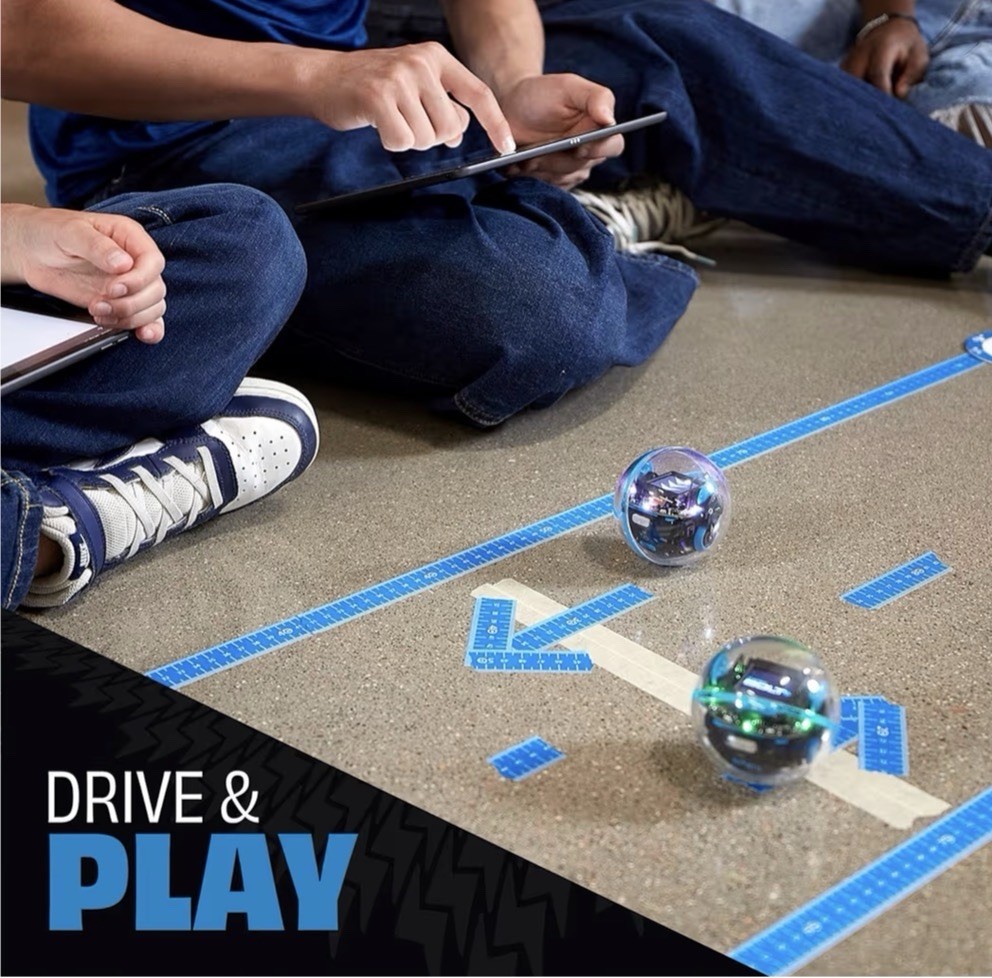 Sphero Bolt+ Coding & AI Learning Robot Animated LCD Display Waterproof. NEW!!