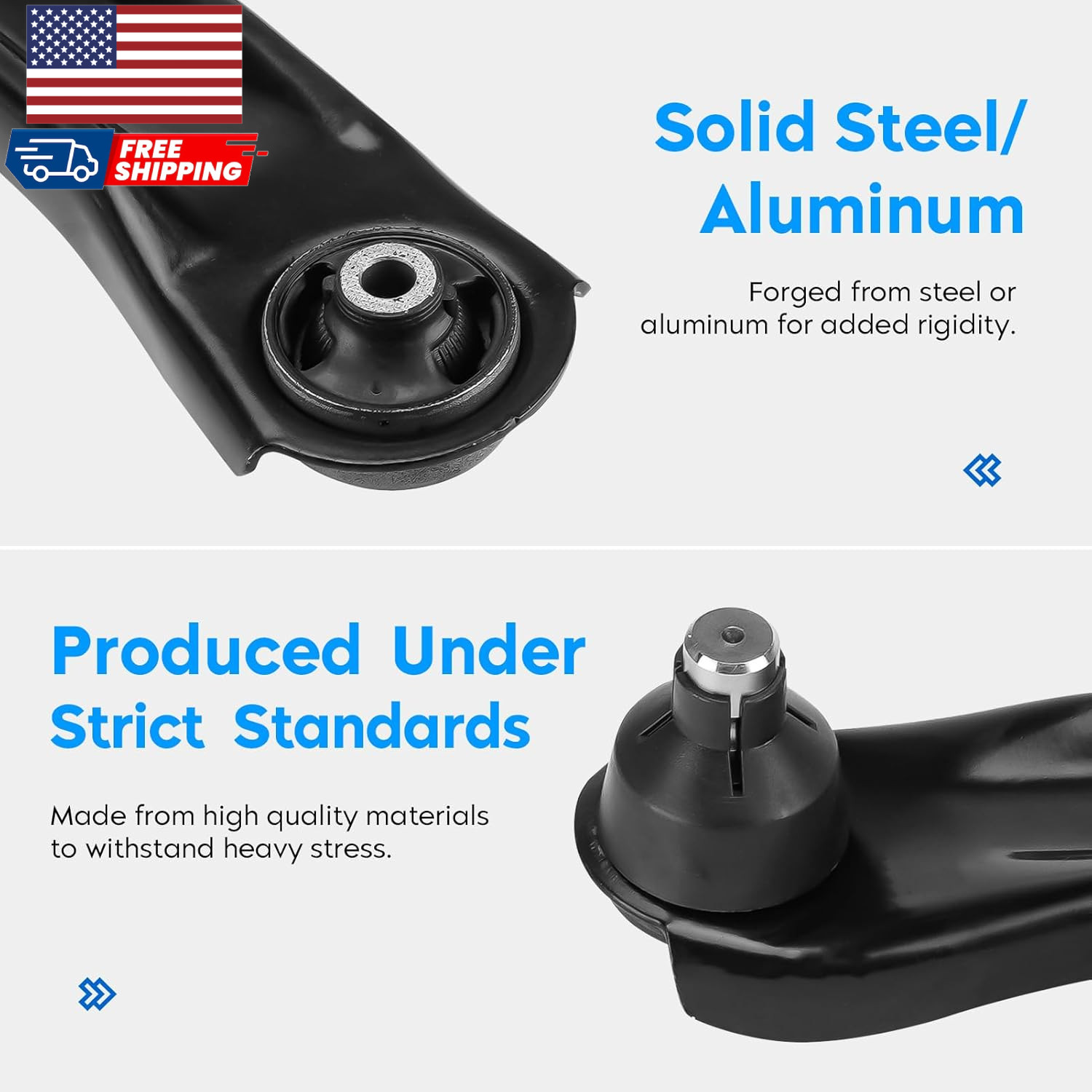 Front Lower Control Arm + End Link for Nissan Rogue 2008-2013 & Select 2014-2015