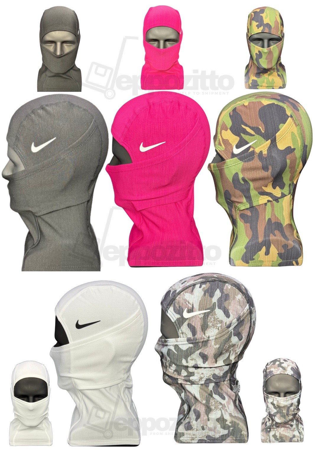Nike Pro Therma-Fit Hyperwarm Ski Mask Balaclava Hood Football Winter Cold Wear