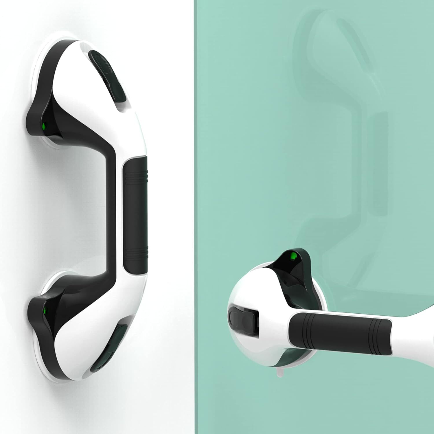 17in Suction Shower Grab Bar with Indicators, Balance Assist Steady Handle