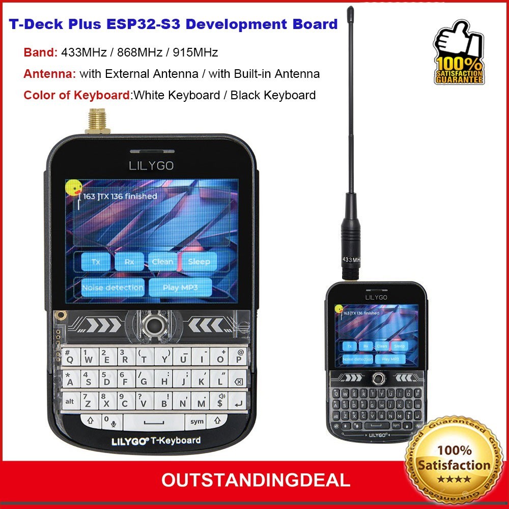 LILYGO T-Deck Plus ESP32-S3 Development Board GPS Long Range Communication Board