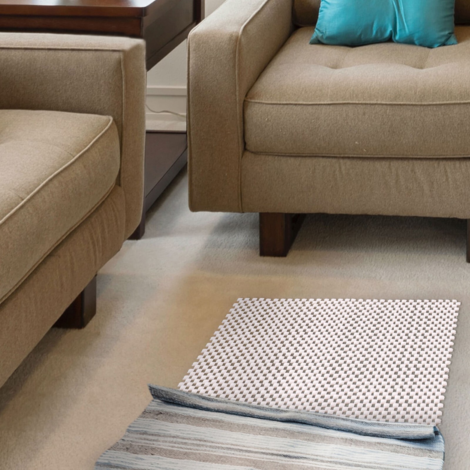 Nevlers 10' x 14' Heavy-Duty Non-Slip Rug Pad