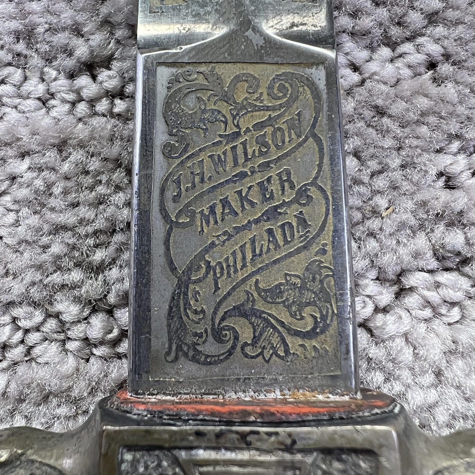 Vintage J.H. Wilson Knights Templar Ceremonial Sword Smallsword Bone Handle USA