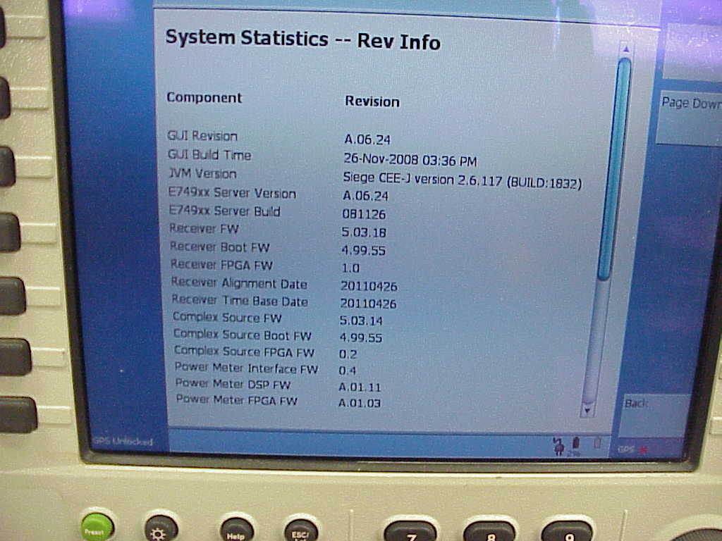 HP-Agilent-Keysight E7495B Wireless Base Station Test Set options 200/510/600