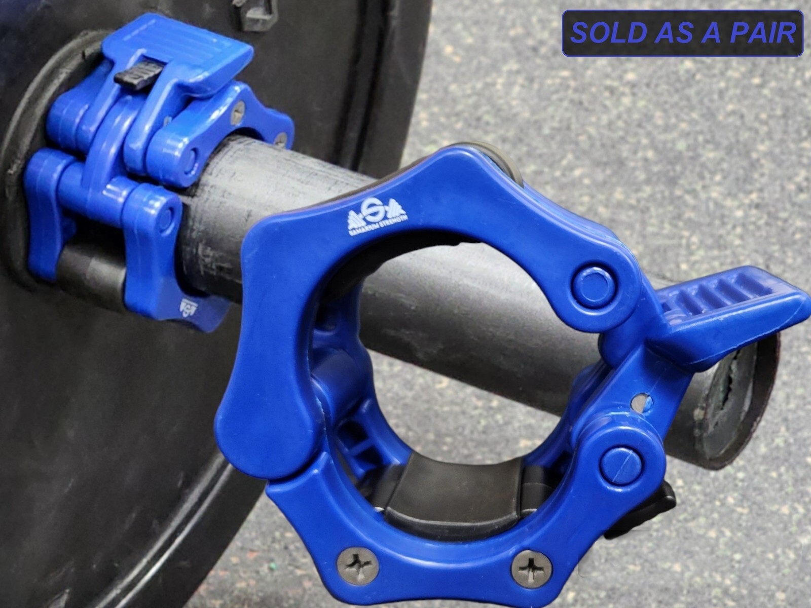 2 Inch Olympic Barbell Clamps Lock Clip Quick Release Collars Standard Gym Bar