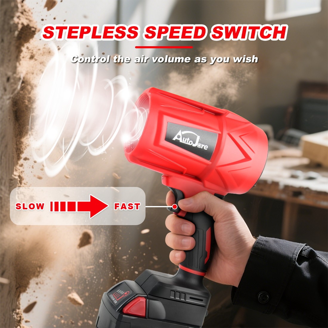 Cordless Handheld Turbo Blower for M18 Milwaukee Violent Blower Fan Tool Only