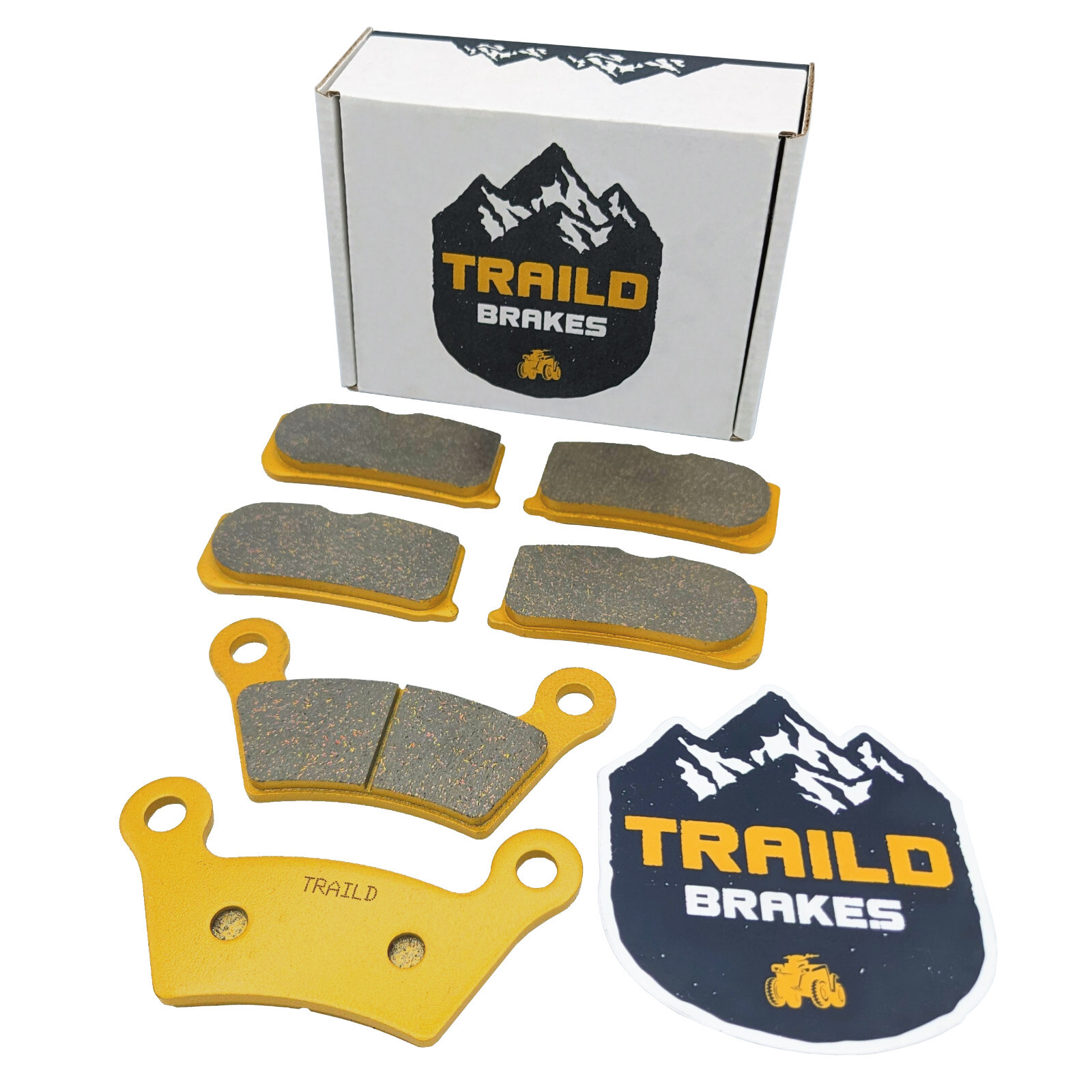 Can Am/BRP Spyder 2008-2012 Ceramic Brake Pad Set Front & Rear