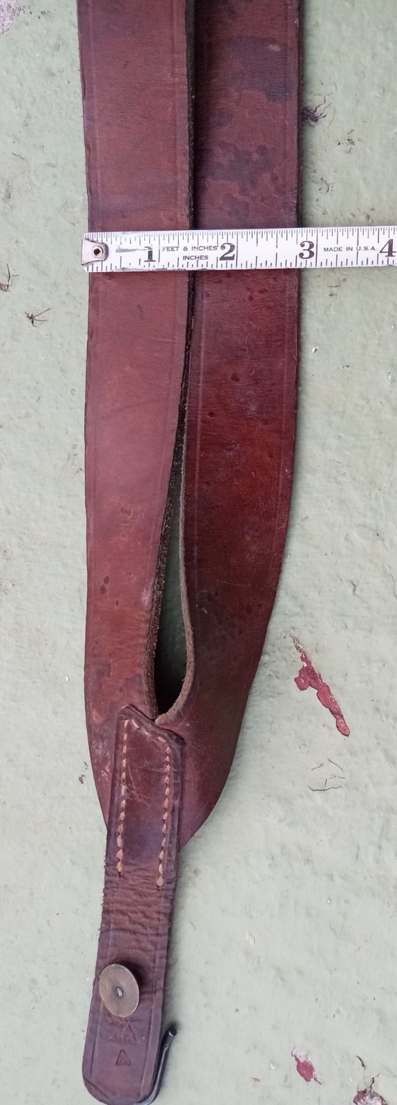 WW1 French Mle 1892-1914 Leather Y Straps Variant Modified Nicely Marked Good++