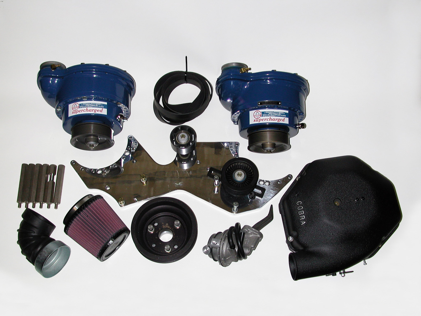 1965-1966 Vintage Shelby Mustang GT350 Twin Paxton Supercharger Kit Ford 289 HP