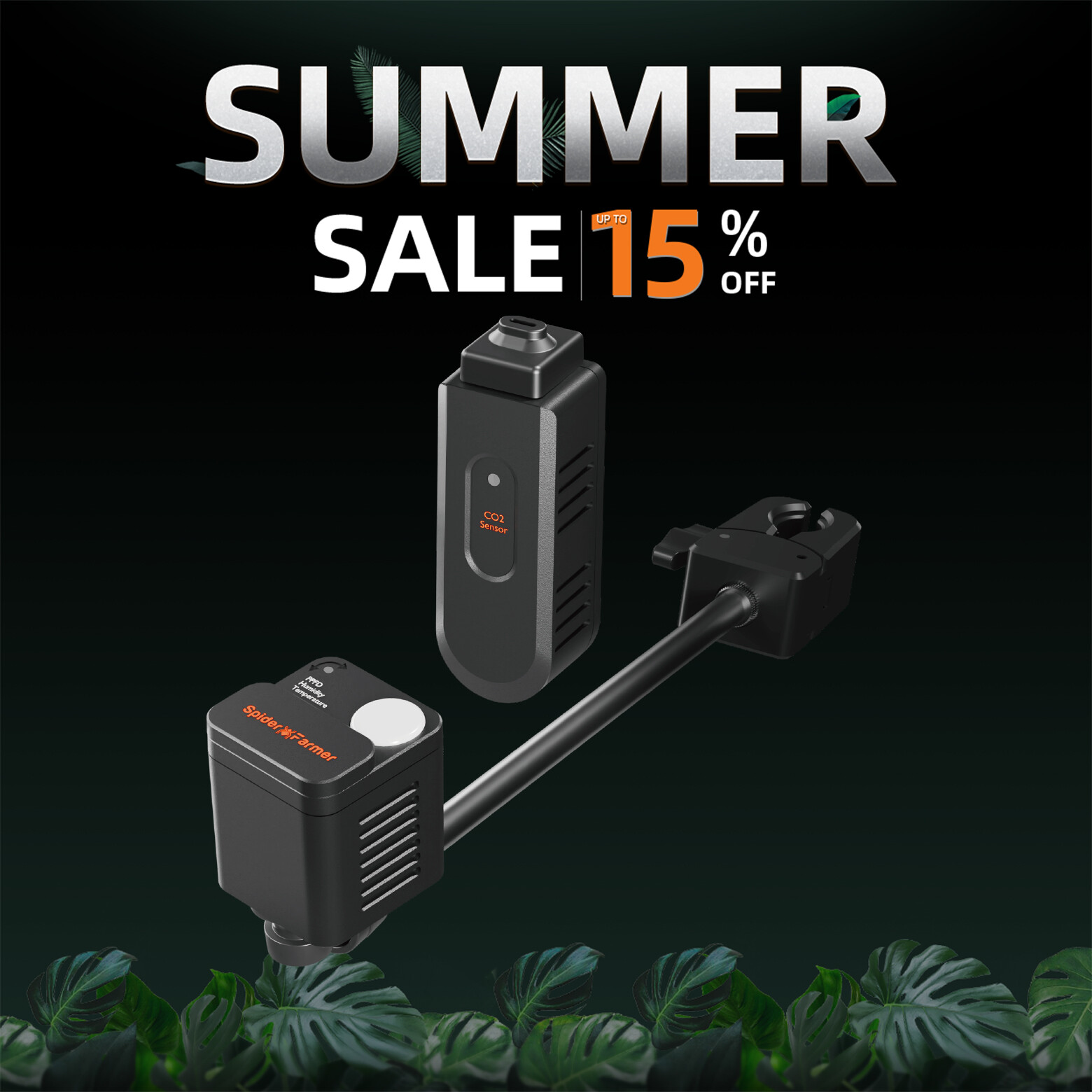 2025 Spider Farmer Genius Grow System Sensor Pro Kits CO2 Sensor and PPFD Sensor