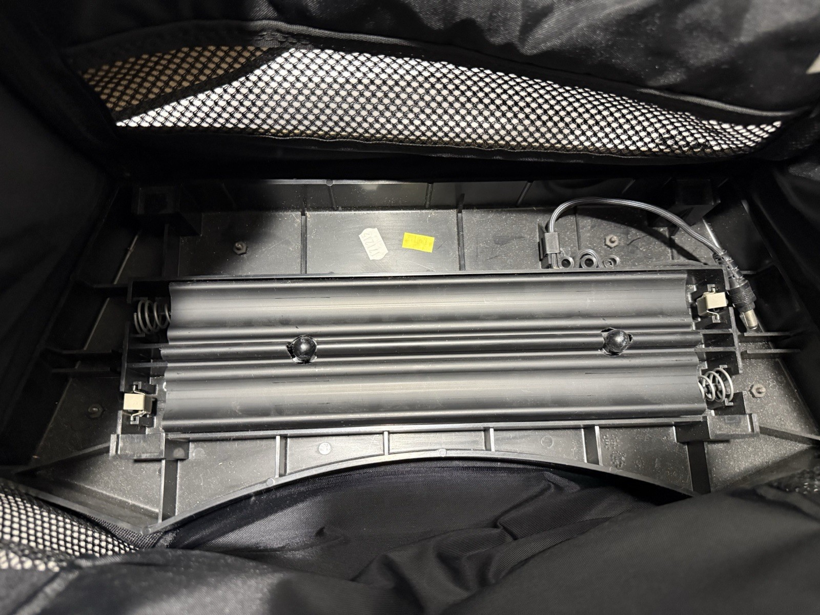 Vintage BOSE AW-1 Acoustic Wave Travel Canvas Bag w/ Power Supply 20"x11"x8"