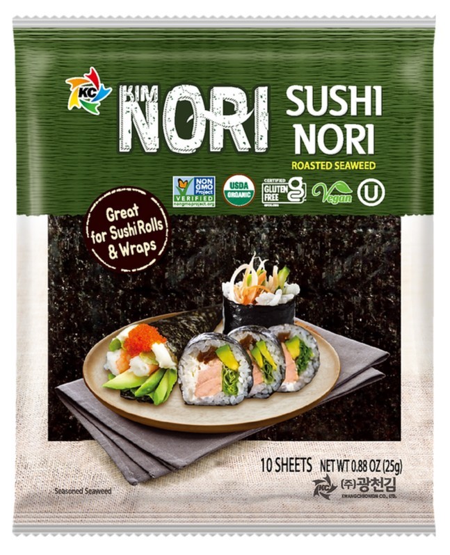 Roasted Seaweed Sushi Nori 25g, 30 sheets