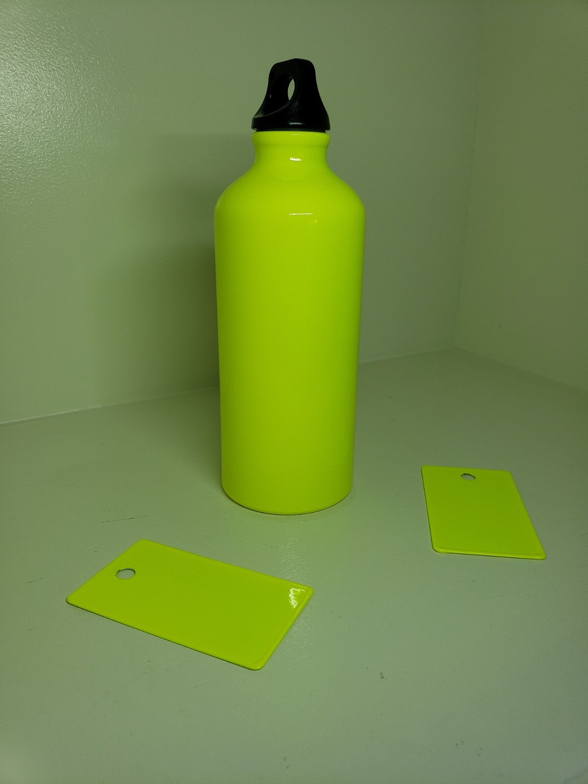 Neon Yellow Fluorescent Powder Coating Paint 1LB High Gloss USA Made