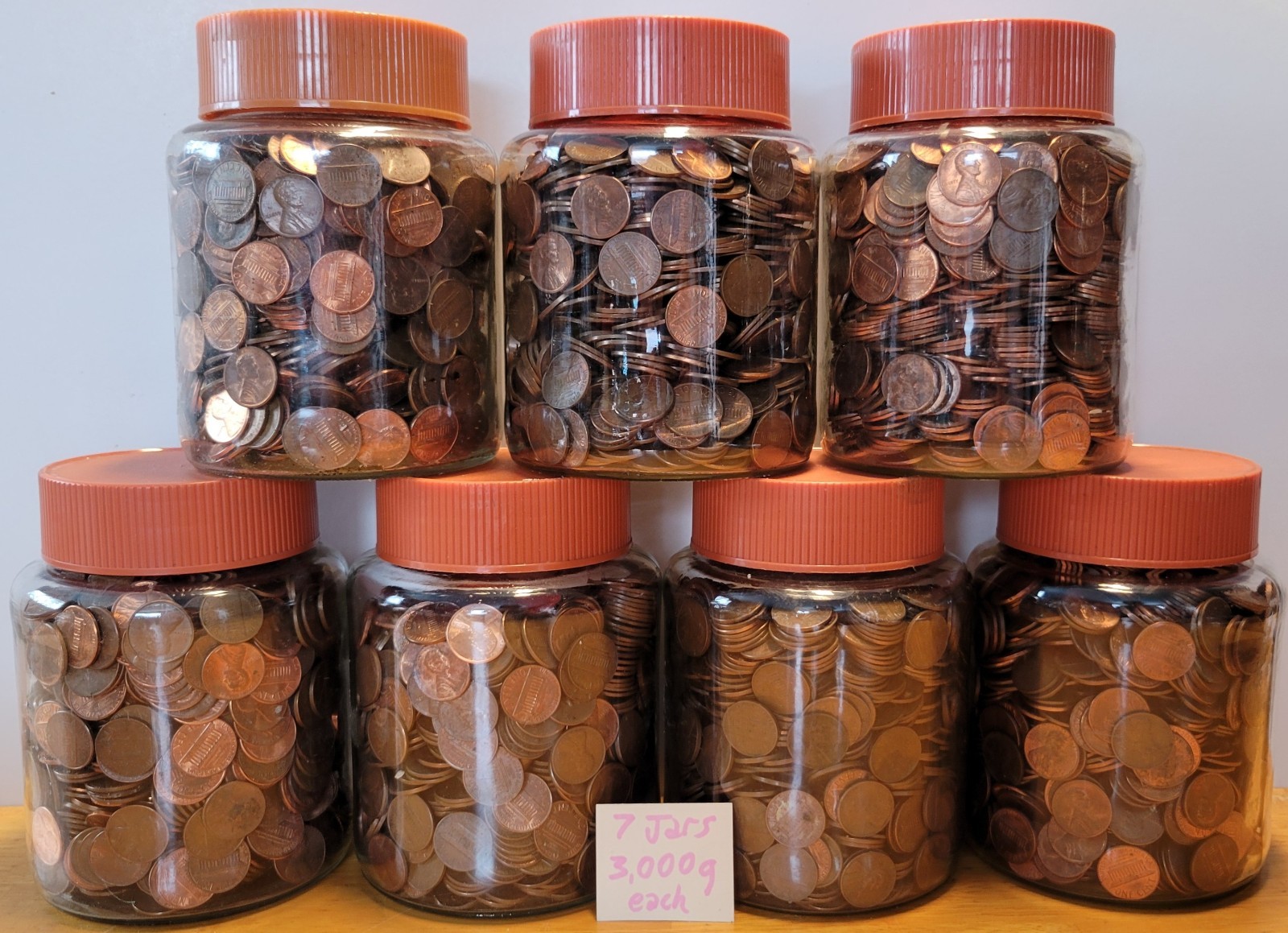 LOT of 14000+ Unsearched 1990s & Older U.S. Lincoln Cents Estate Coin Collection