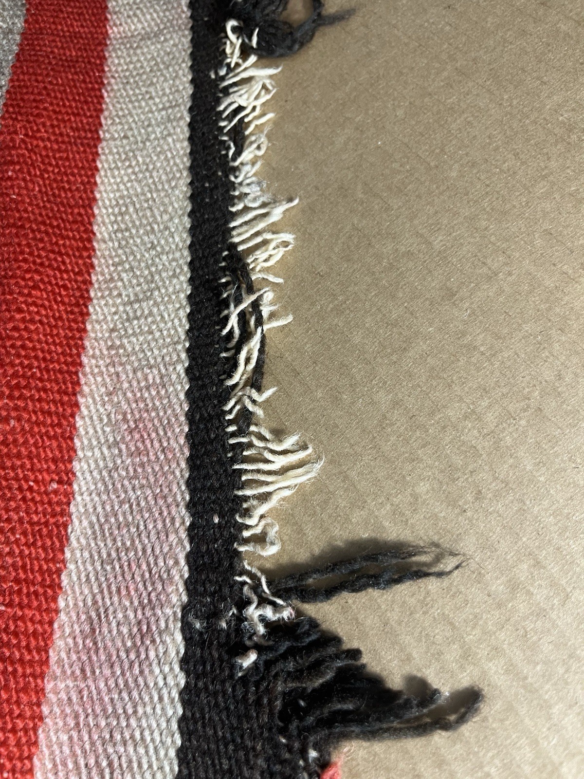 Antique Estate Navajo Ganado Weaving Approximately 72” X 49” Just $399!