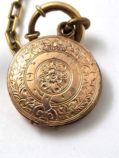 Vintage Pocket Watch Chain with Tarlair Macduff Souvenir Fob, 1940's