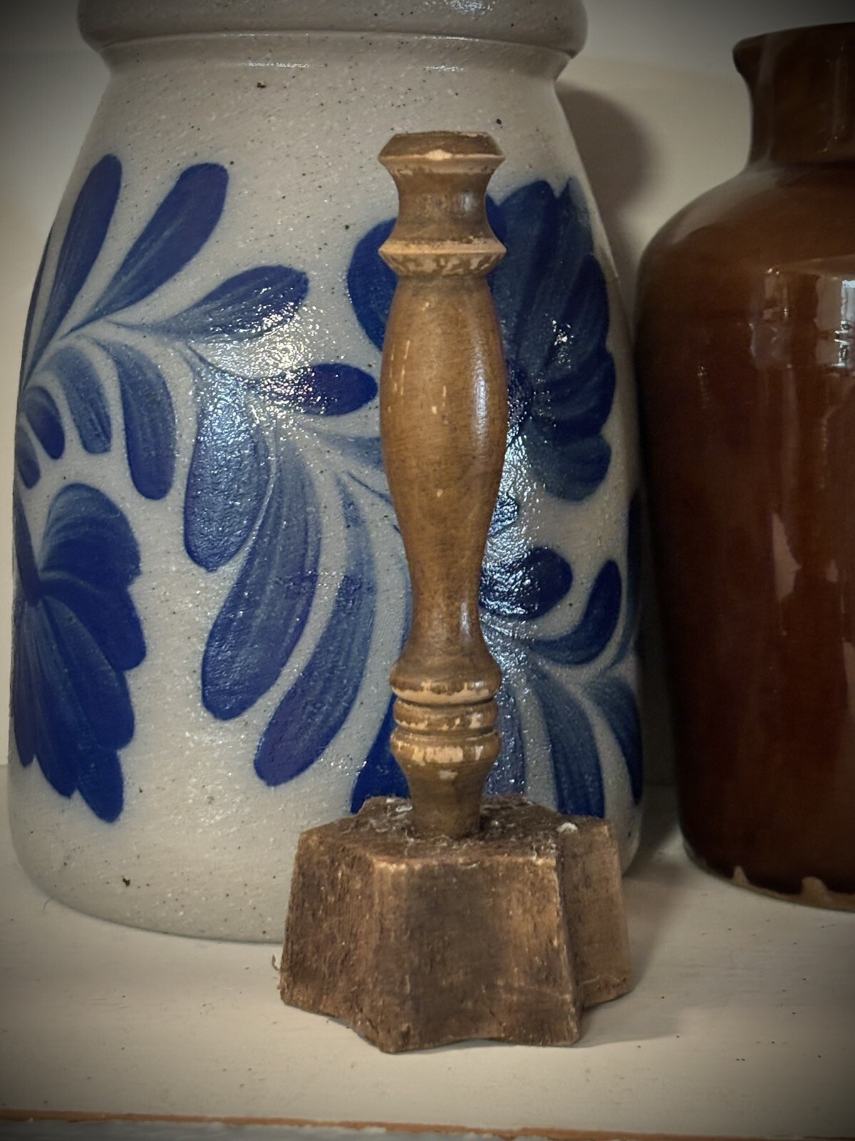 TINY Jadeite Green Glass Chicken Hen on Nest set only 2 1/2" EXC COND