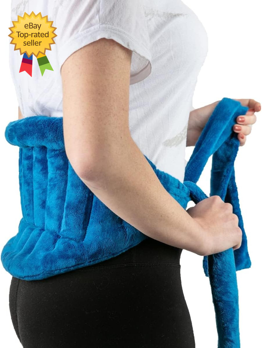 Microwavable Heating Pad for Back Pain Relief Moist Heat Pack for Neck & Shoul