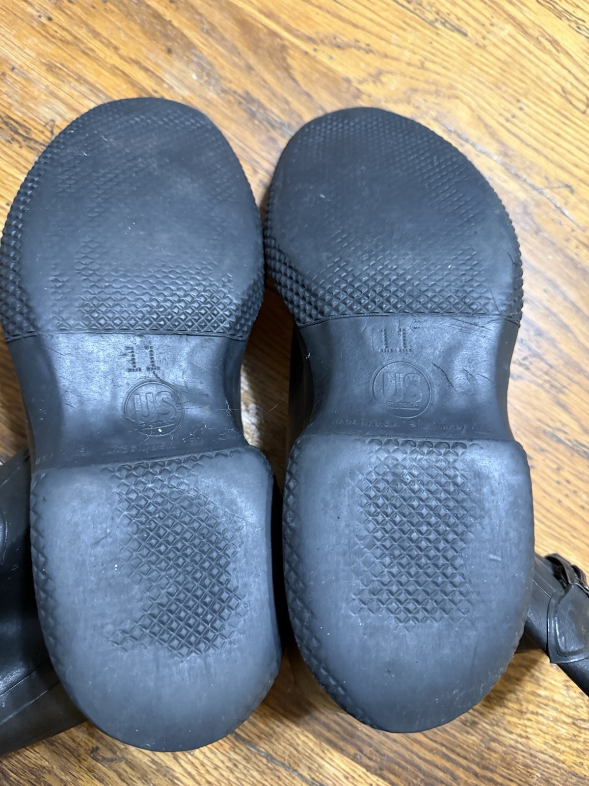 Rare 1st Pattern WW2 US Army Rubber Overshoes Size 11