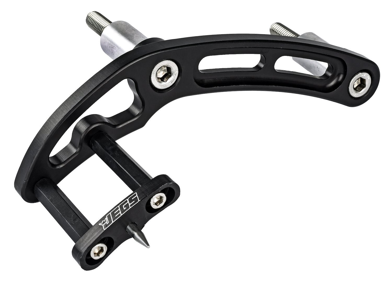 JEGS 51298 Adjustable Timing Pointer GM LS Engines Fits 7.500 in. Balancer Black