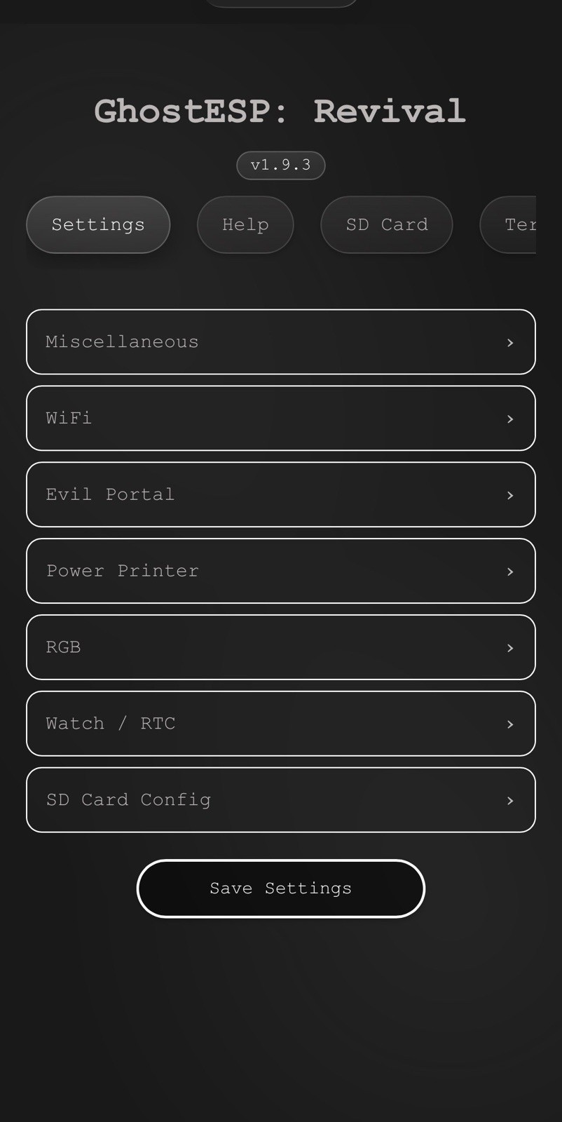 GhostESP Wireless Pentesting Tool - ESP32 Bluetooth & Wi-Fi Slim/Compact🔓✅
