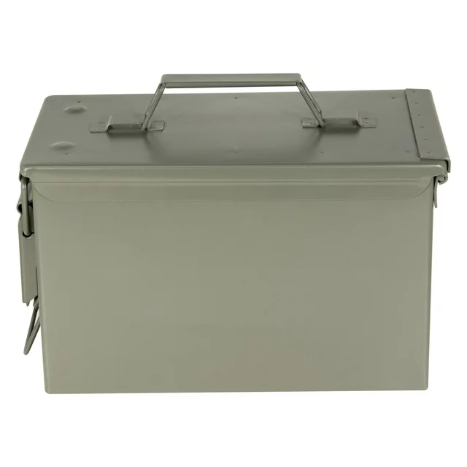 Strategy 50 Caliber Metal Ammo Storage Box 12 in x 6.125 in x 7.25 in OD Green