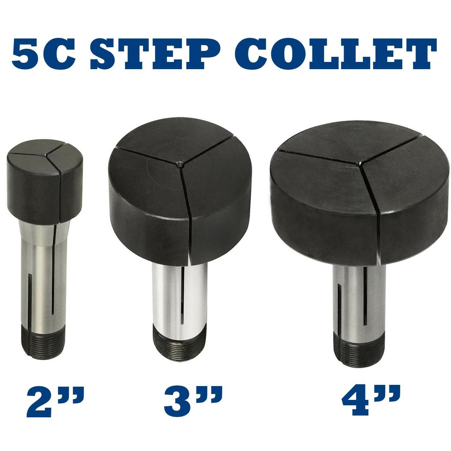 2" 3" 4" Precision 5c Step Collet Lathe Fixture Machinist Tool