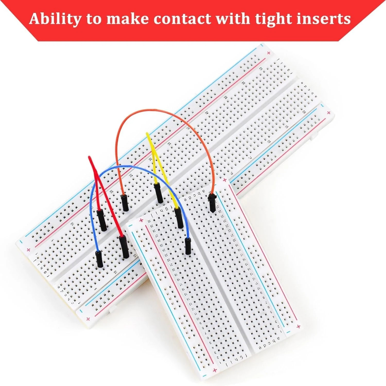 Breadboard, 6PCS Bread Board, Breadboard Kit Includes 2PCS 830 Point + 4PCS 400