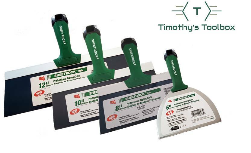 USG Sheetrock Pro Drywall Taping Knife Set 6-8-10-12 Matrix Style