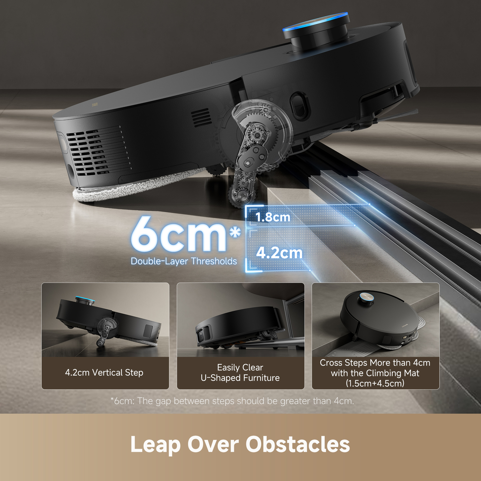 DREAME X50 Ultra Robot Vacuum and Mop 20,000Pa Suction Certified Refurbished