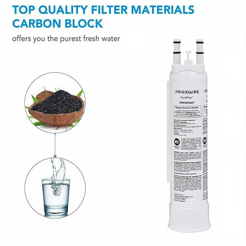 1 Pack Frigidaire PWF-1 FPPWFU01 Genuine Refrige PurePour Water Filter NewSealed