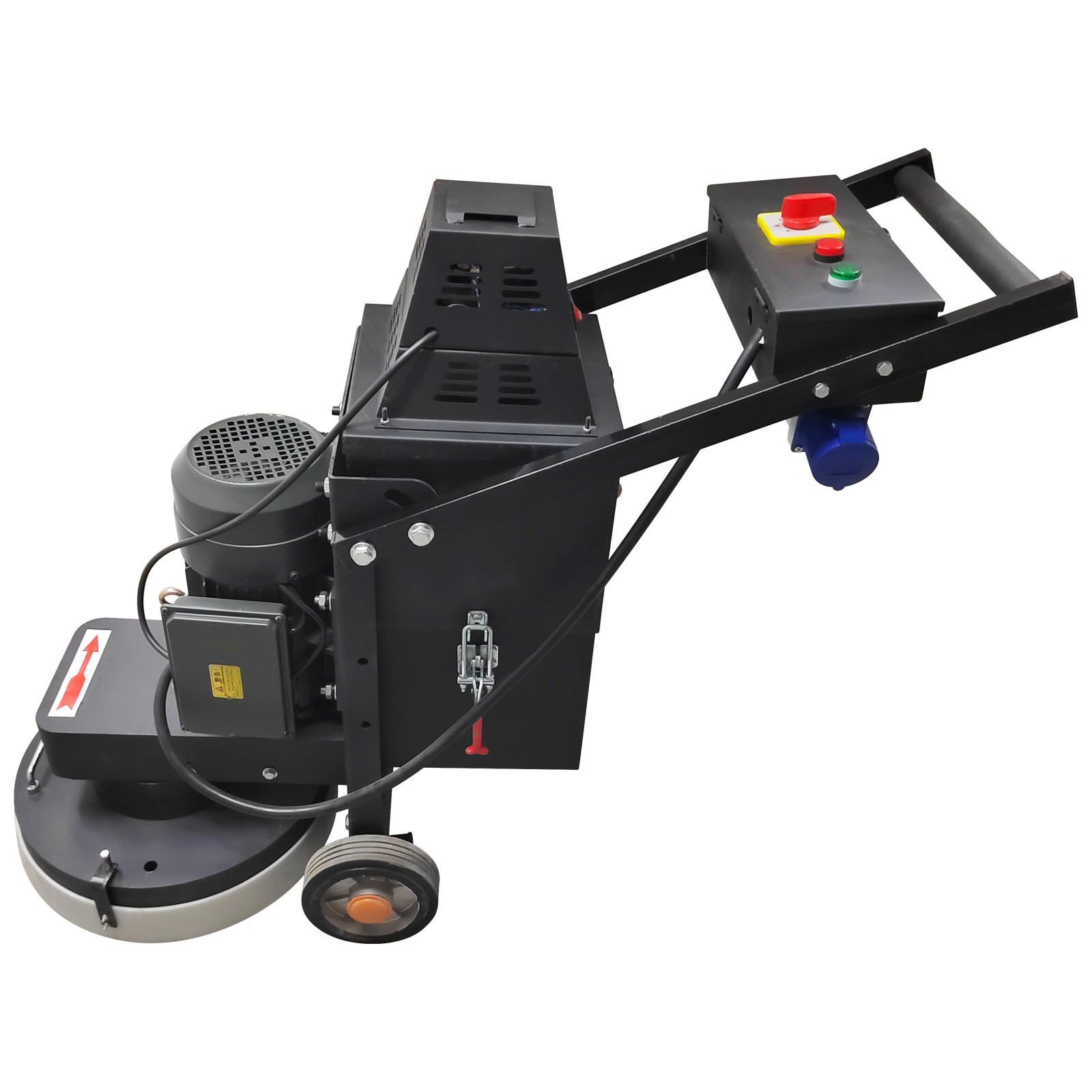 220V Concrete Floor Grinder Ground Polishing Machine w/5 Grinding Head Dust Free