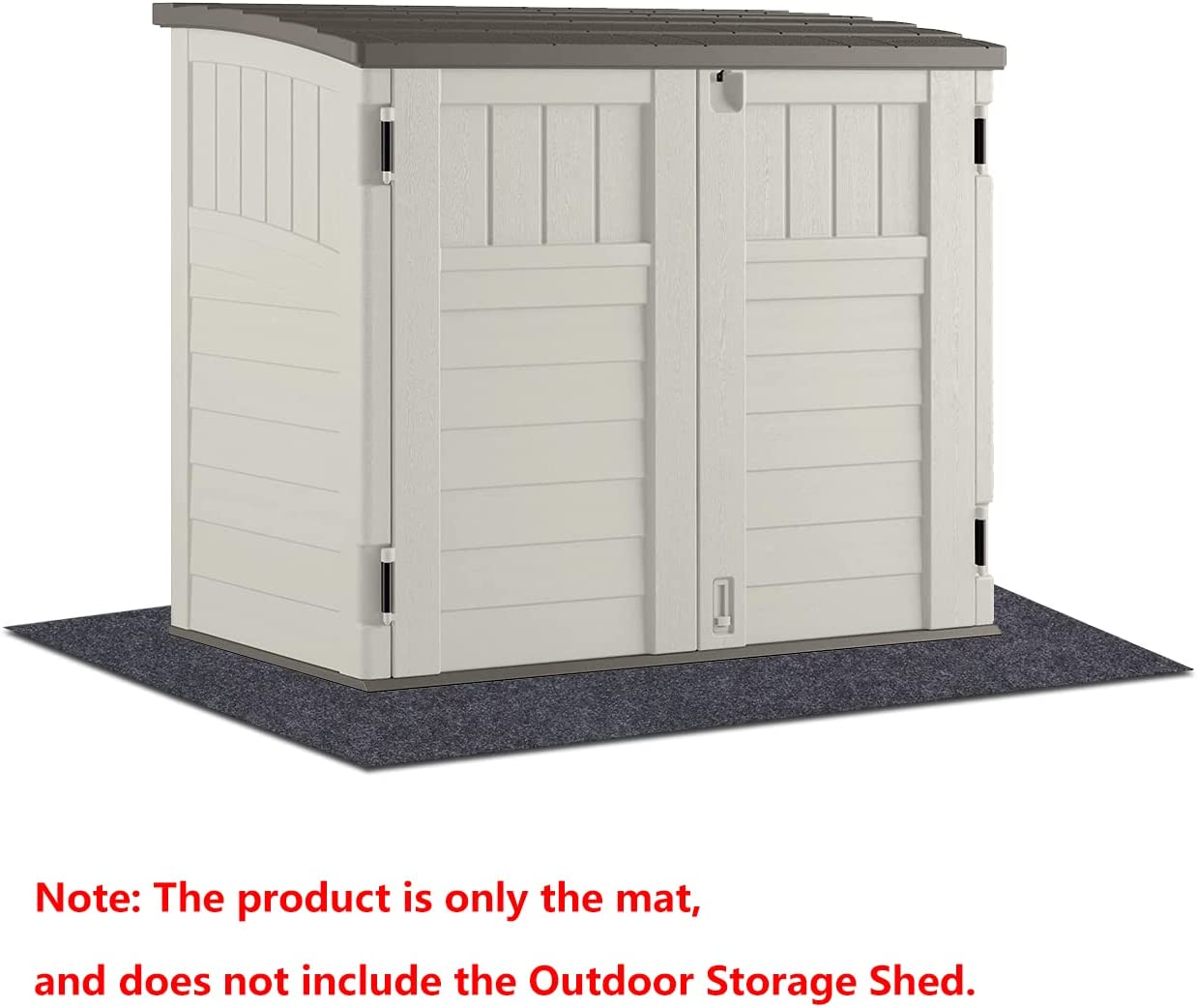 8 x 6 Outdoor Waterproof Dustproof Storage Shed Non-Slip Patio Furniture Mat