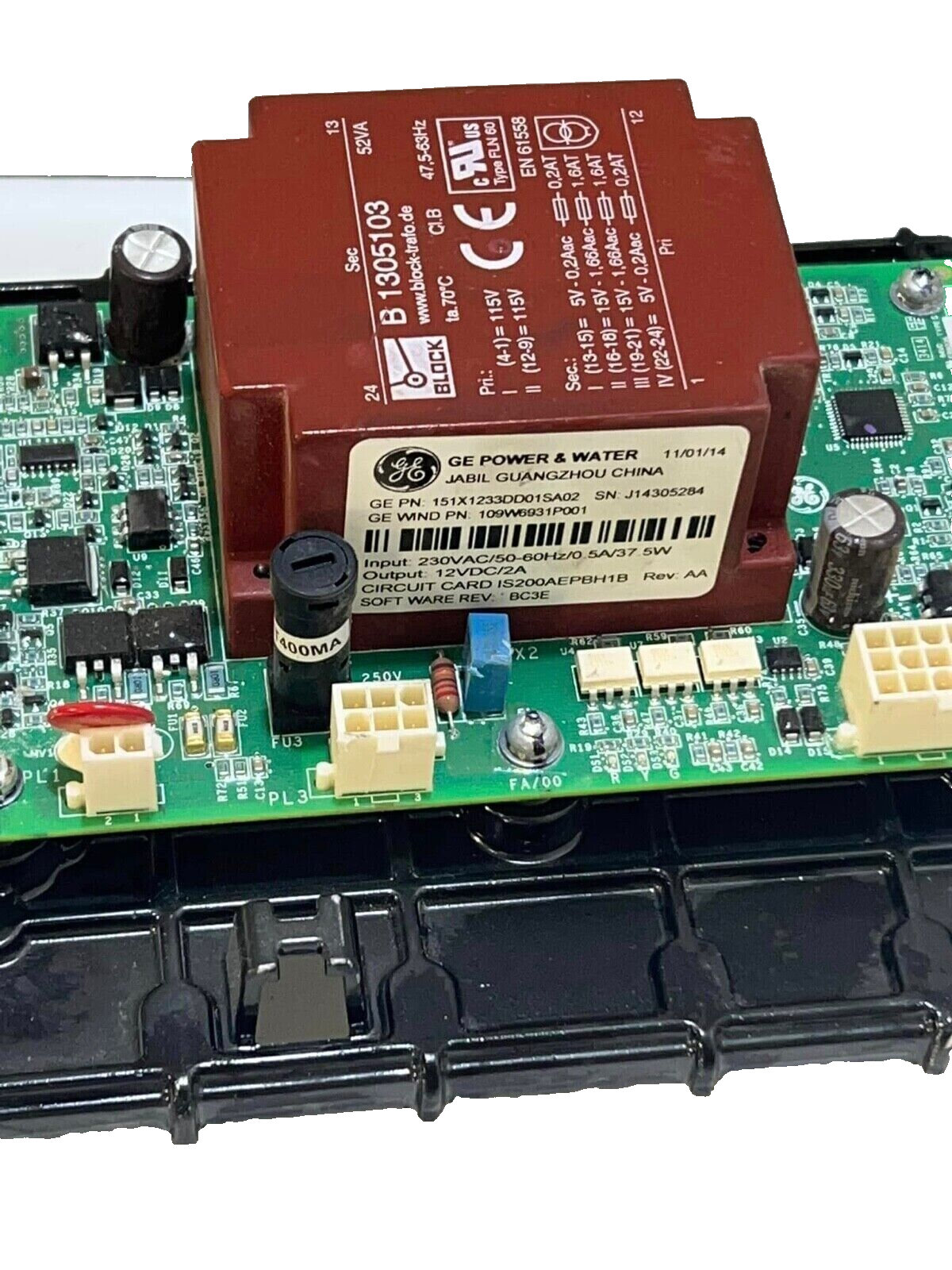 GE Power & Water 151x1233dd01sa02 Battery Charger Sub Assembly Board