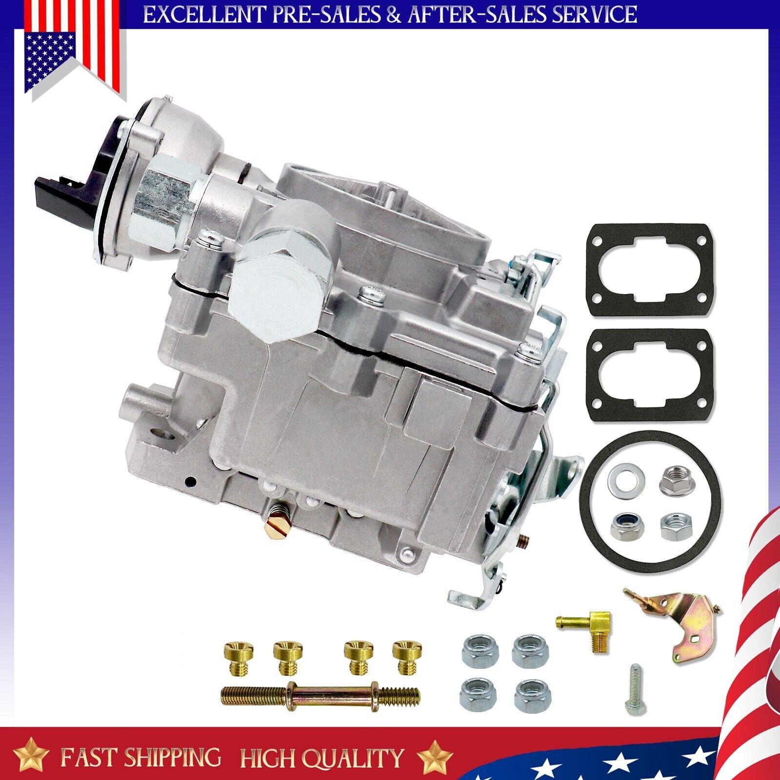 Carburetor for Mercruiser 4 Cylinder 2.5 L 3.0 L Rochester Mercarb Satin 🔥