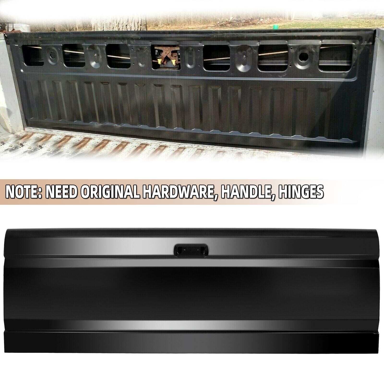 NEW Primed - Rear Tailgate for 1987-1996 Ford F150 F250 F350 Truck